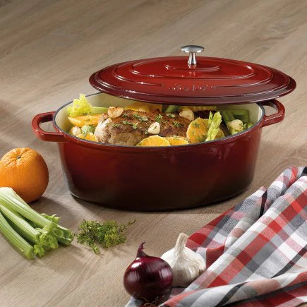 Roasting Tray Oval Red 9.3L Z63341