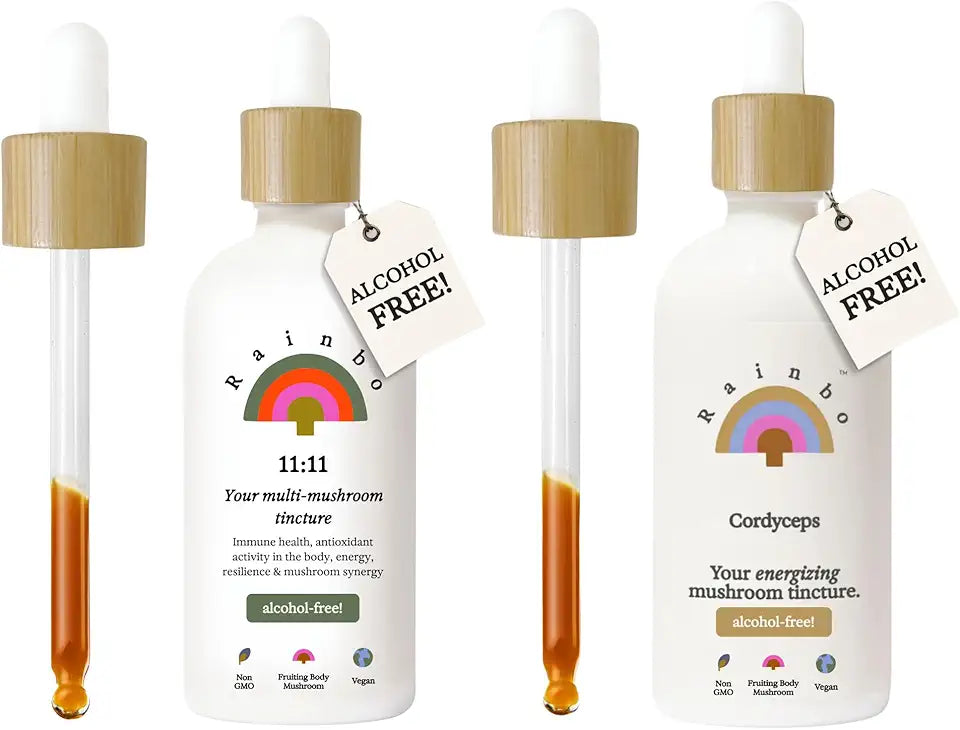 Alcohol Free Mushroom Extract Tincture Bundle N6809