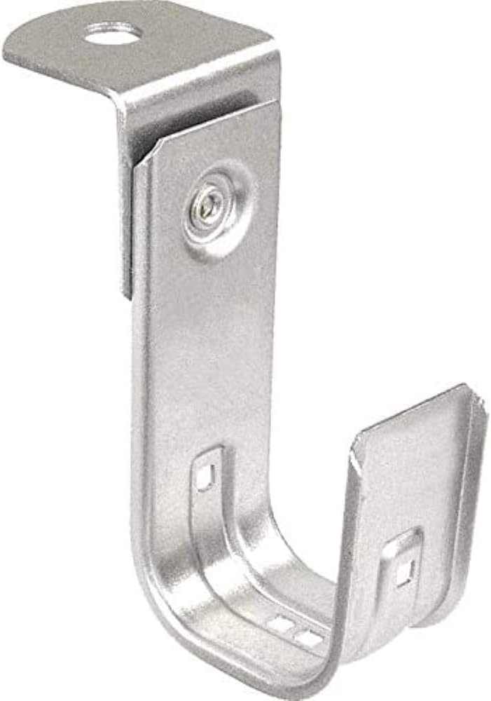 1-5/16 Inch Zinc Plated Steel Support J-Hook, 50 Pack G4044