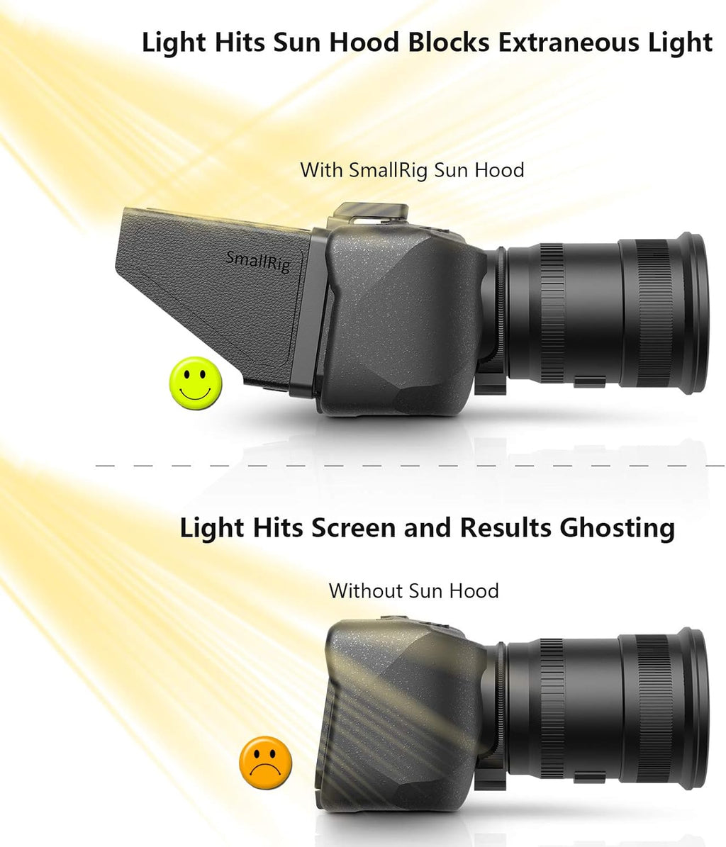 Camera Sun Hood Sun Shade LCD Screen Sunhood O26974