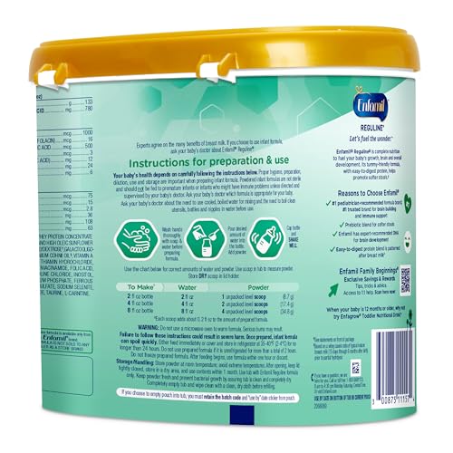 Baby Formula Milk-Based Infant Nutrition Powder Tub 19.5 Oz I8318