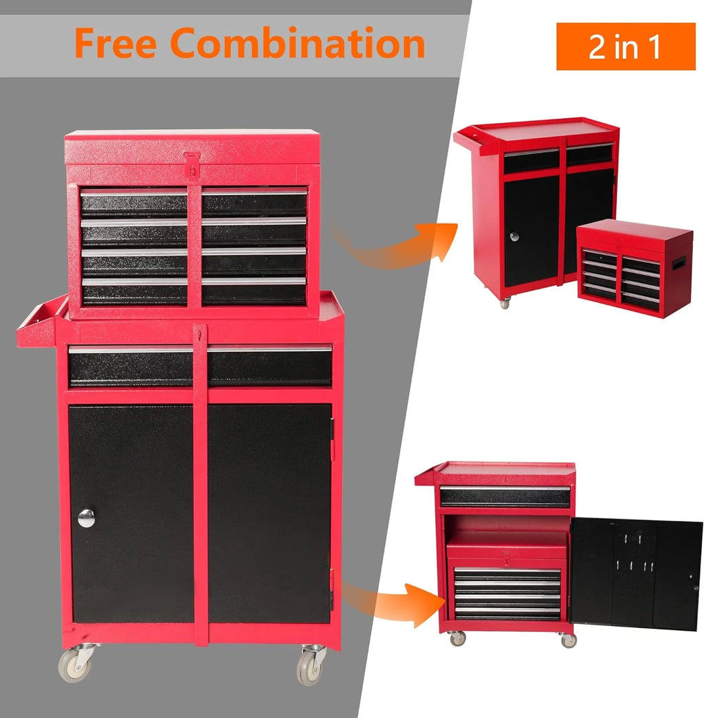 Rolling Tool Chest with 5 Drawers W4325
