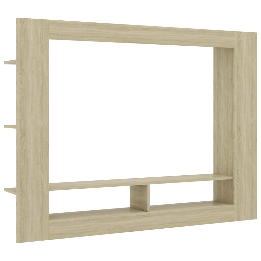 White Sonoma Oak Chipboard TV Cabinet S346334