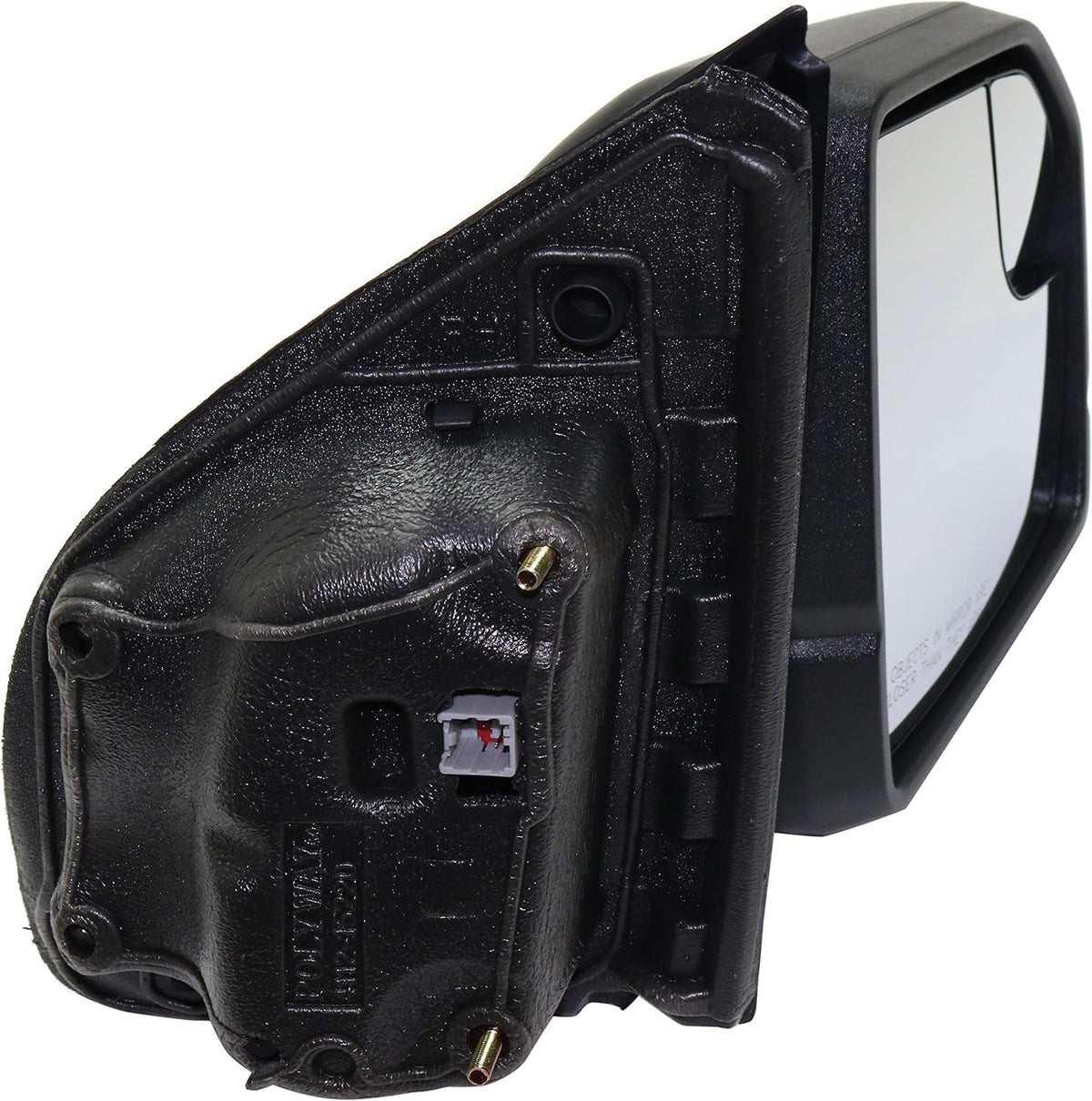 Passenger Side Power Non-Towing Manual Folding Non-Heated Mirror with Blind Spot Glass J1368