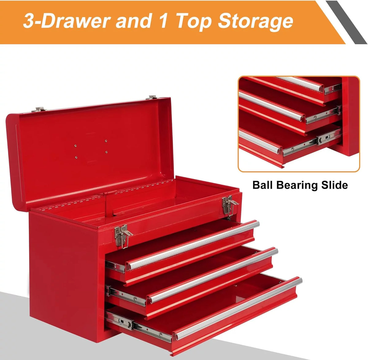 Rolling Tool Chest with 5 Drawers W4325