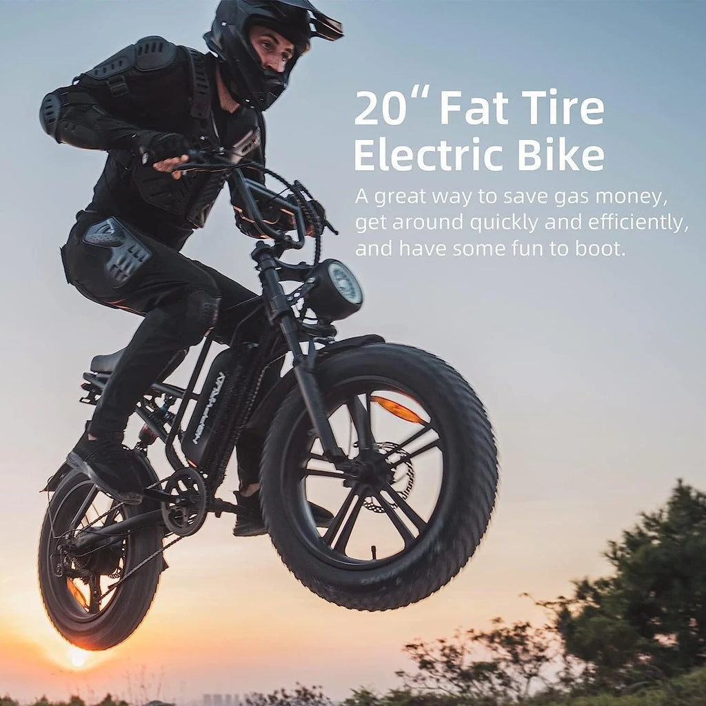 Electric Bike 20 Fat Tire 1500W 48V 18AH A3818