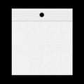 Vacuum Bag with Zipper and Hang Hole, 3 mil, 8 x 12, Clear, 1000/Case X9452