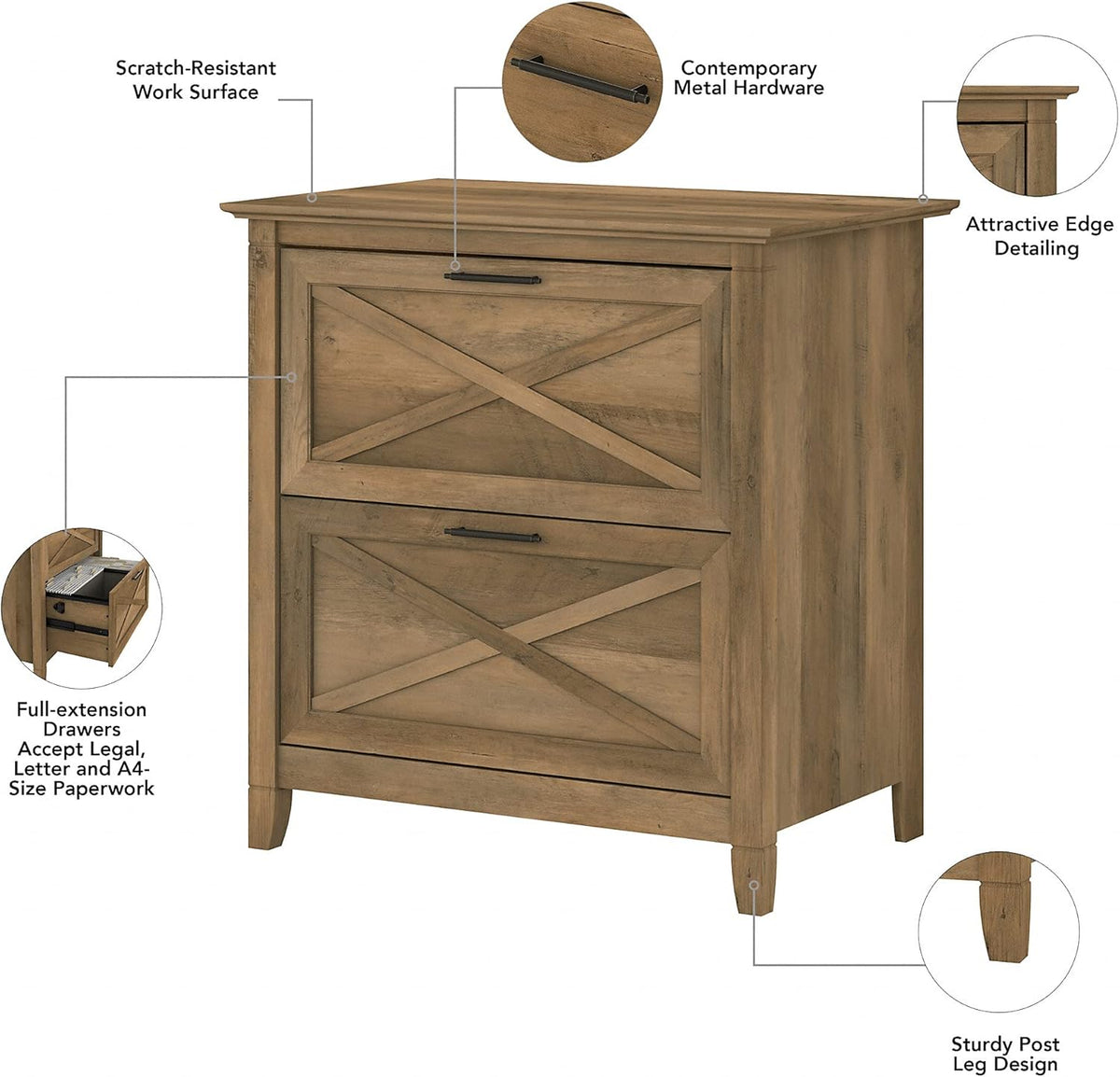 2 Drawer Lateral File Cabinet B772139