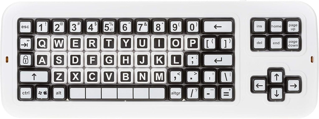 Italian Contrast Keyboard with Uppercase Lettering D460
