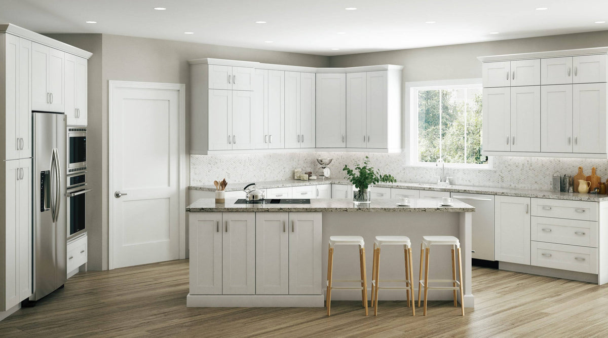 White Vinyl Wall Cabinet B333190