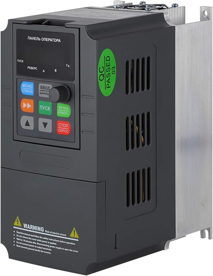 5 hp 3.7 kW 17A VFD Single Phase 220V to 3 Phase Variable Frequency Drive Motor Control Inverter Y53460