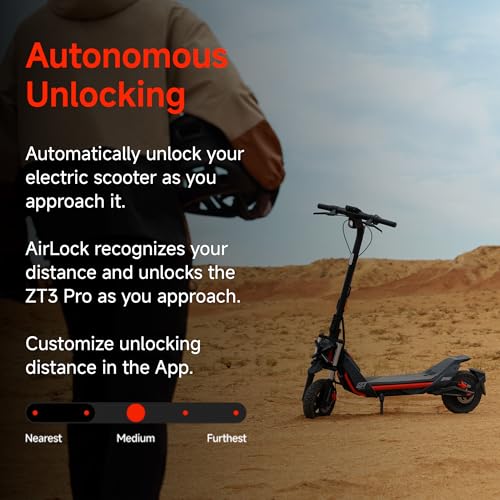 Electric Scooter, 24.9 MPH, 43.5-Mile Range, Dual Suspension, 1600W Peak Motor, Off-Road Scooter W161