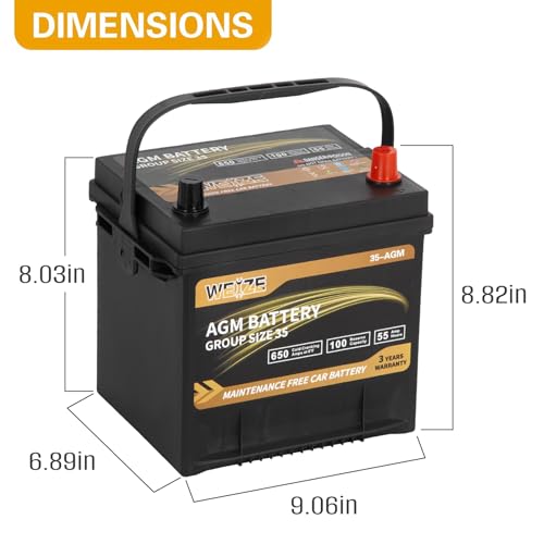 AGM Battery BCI Group 35 650CCA R361191