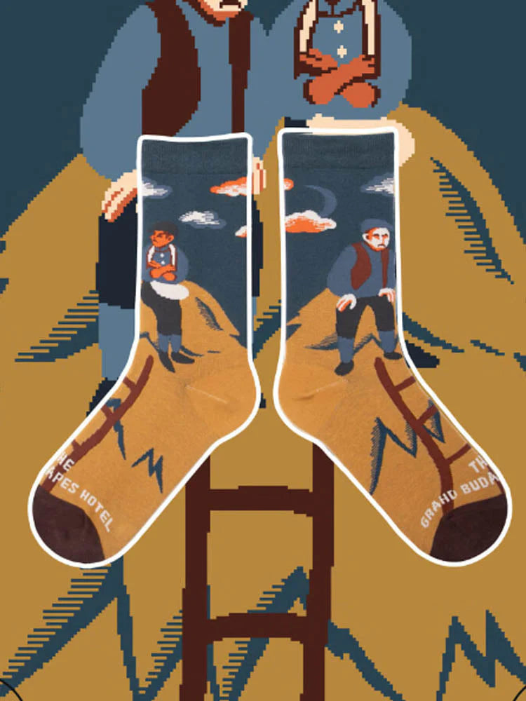 Cartoon Pattern Mid-Calf Socks X526908