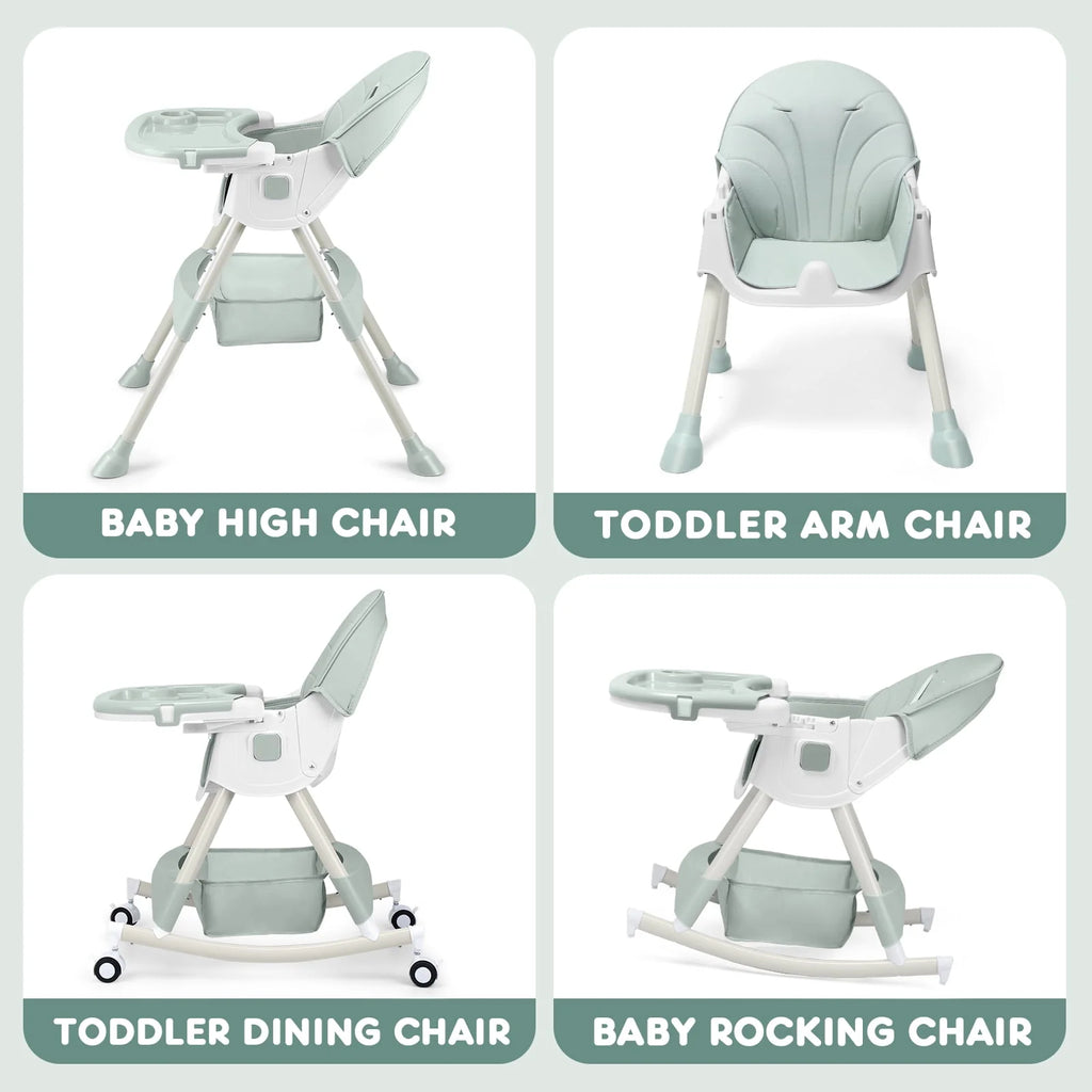4-in-1 Convertible High Chair T9476