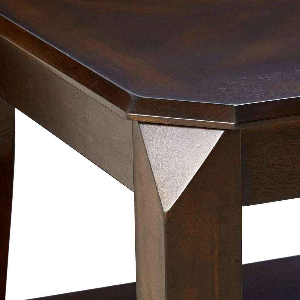 3 Pieces Coffee Table Set Walnut F51572