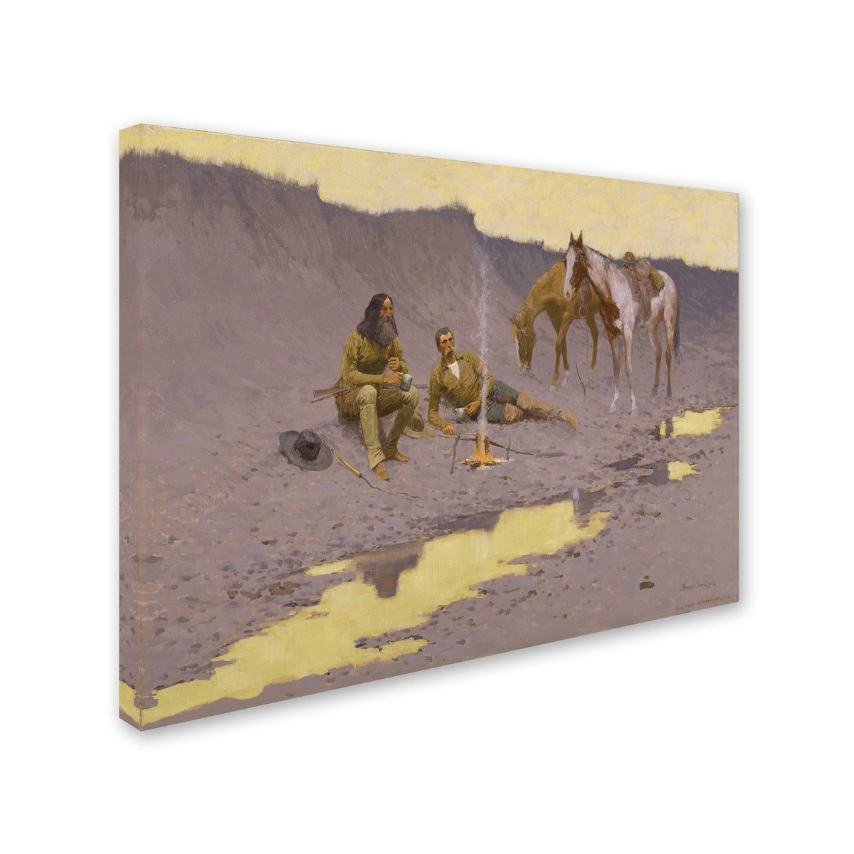 Canvas Art by Frederic Remington O757