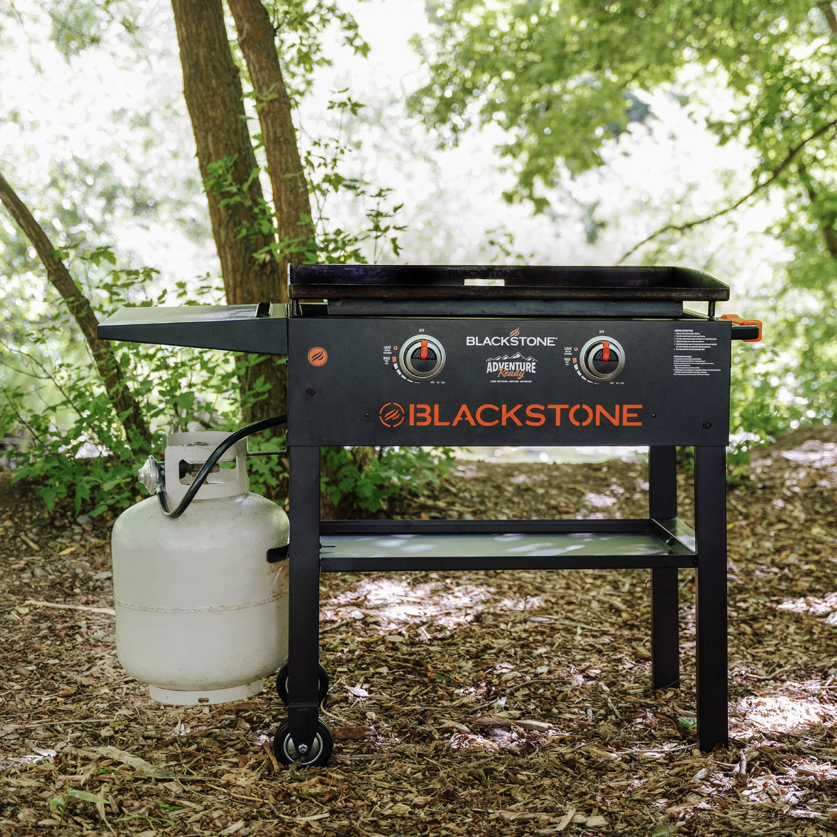 2-Burner 28 Propane Griddle with Foldable Legs Q3845
