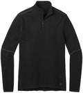 Black Merino Thermal 1/4 Zip P6534