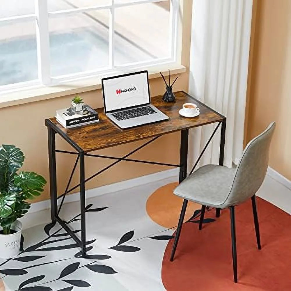 Folding Computer Desk Brown B524