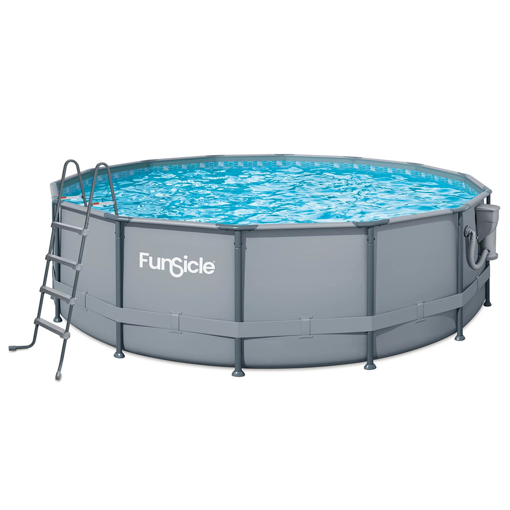 16 ft Round Above Ground Swimming Frame Pool P72651
