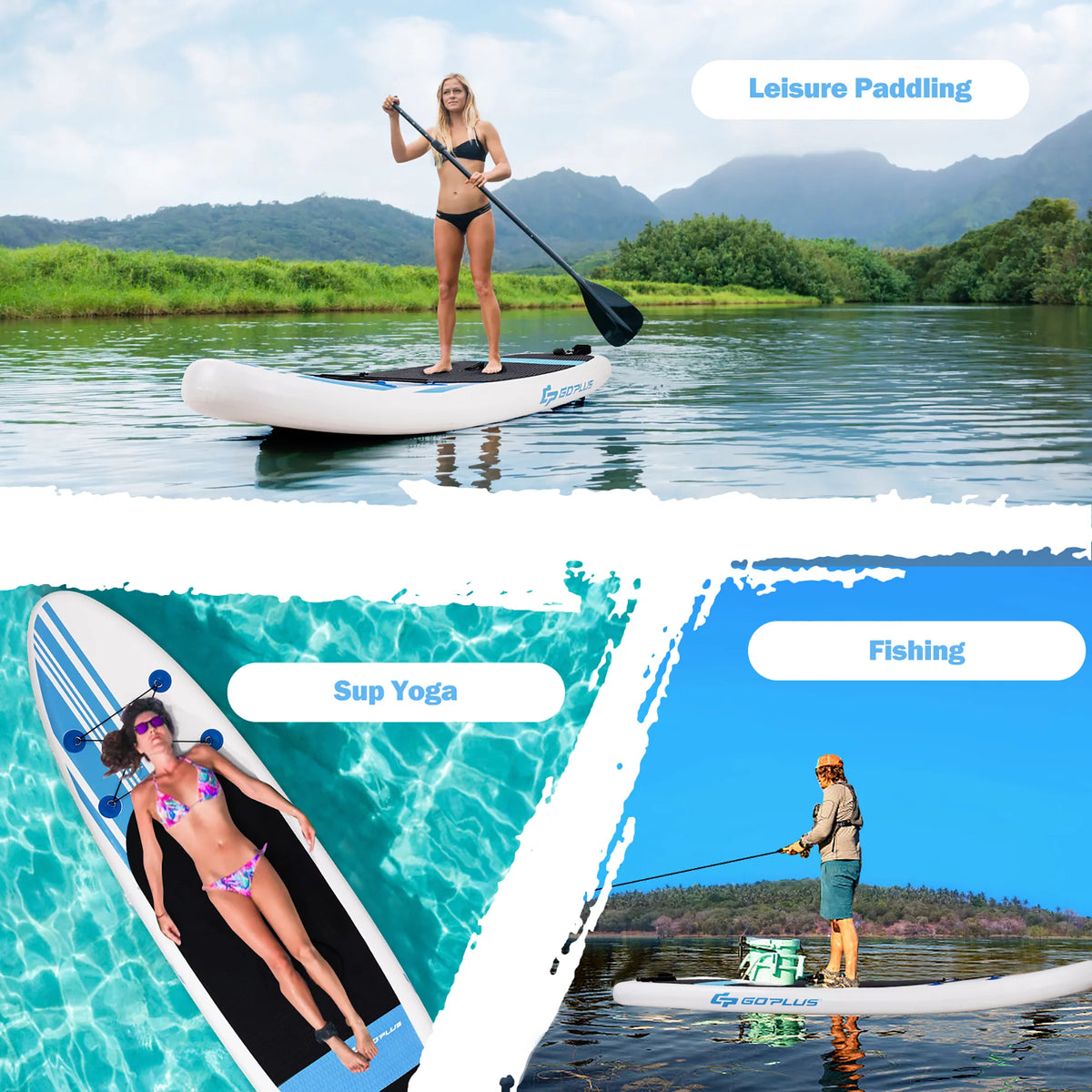 10' Inflatable Stand Up Paddle Board O23493