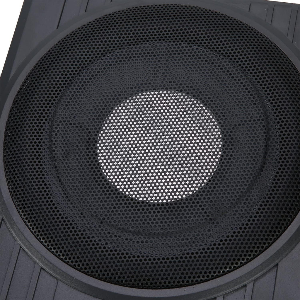 Under Seat Car Active Sub Woofer Black Slim Aluminium Alloy Speaker 12V 600W Y65480