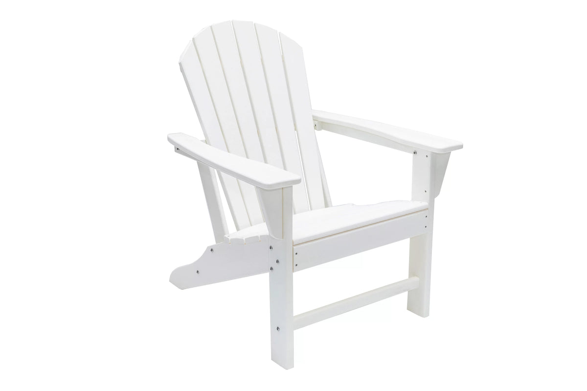 White Poly Outdoor Adirondack Chair A736426