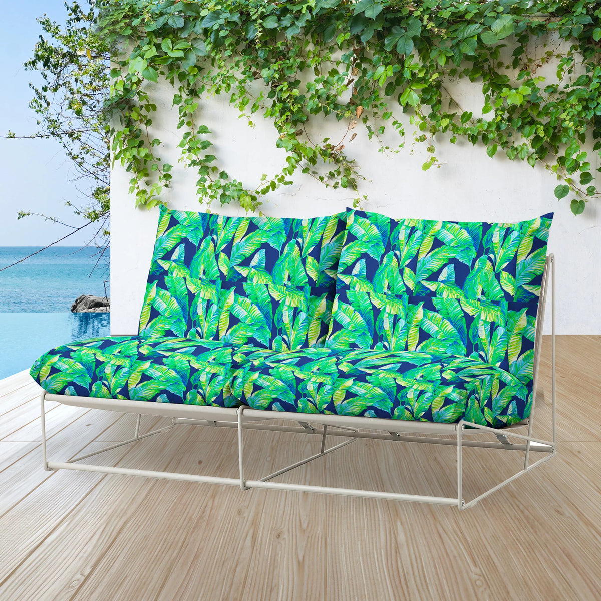 Blue Palms Outdoor Slip Covers F283107