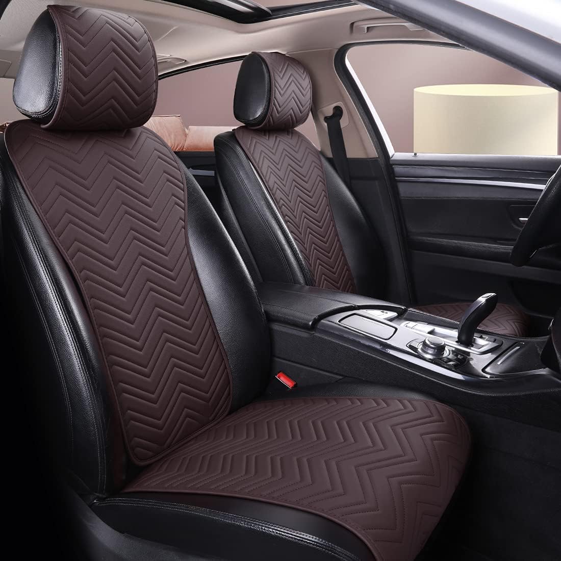 Pink Leather Car Seat Covers 11PCS F62110