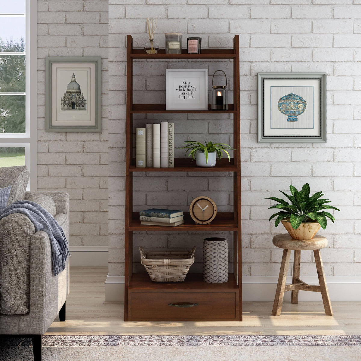 5-Tier Ladder Bookshelf H659284