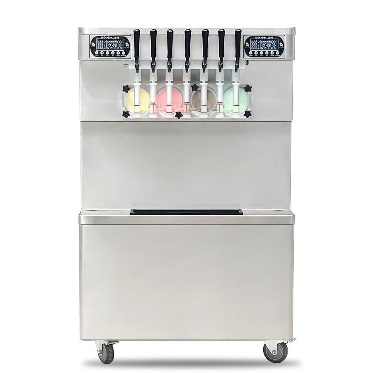 Soft Serve Ice Cream Machine with Transparent Dispenser X94701