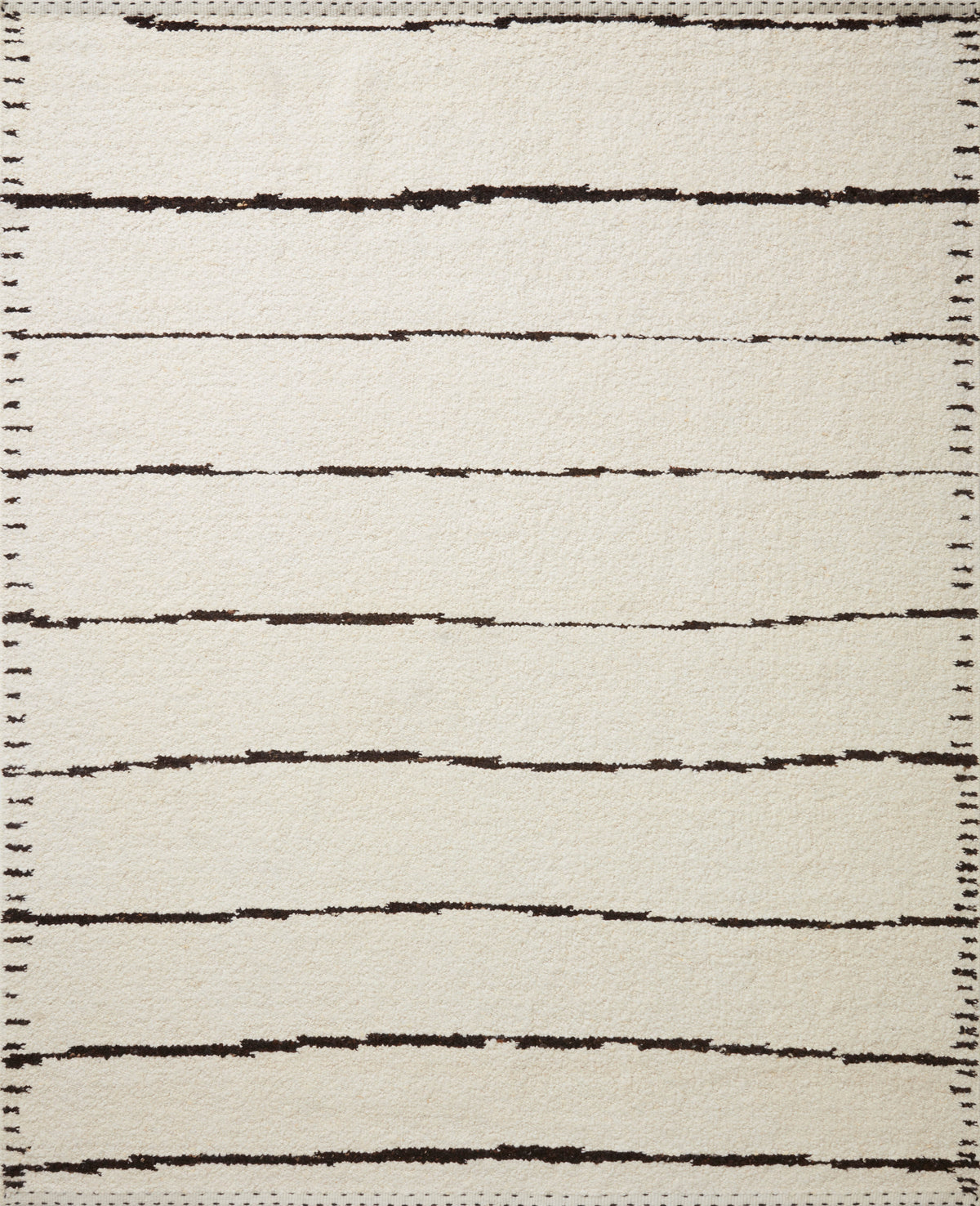 Ivory Black 7'9 x 9'9 Rug T1971