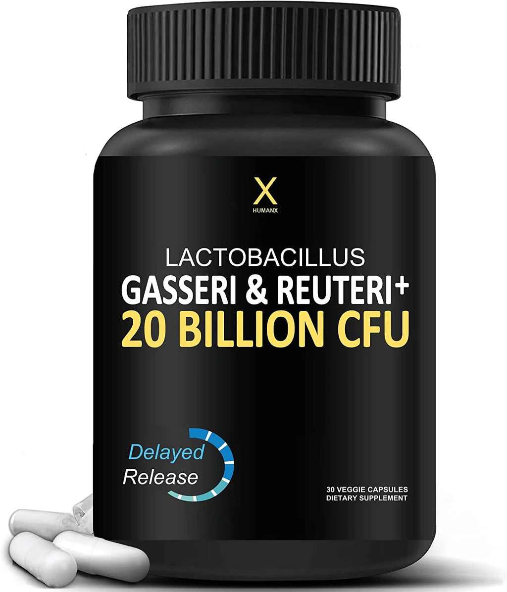 Probiotic Supplement with Lactobacillus Gasseri & Reuteri, 20 Billion CFU, Delayed Release Capsules O497