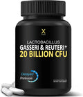 Probiotic Supplement with Lactobacillus Gasseri & Reuteri, 20 Billion CFU, Delayed Release Capsules O497