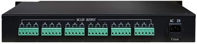 CCTV Distributed Power Supply Box 18 Ports 20Amp 12V DC G7081
