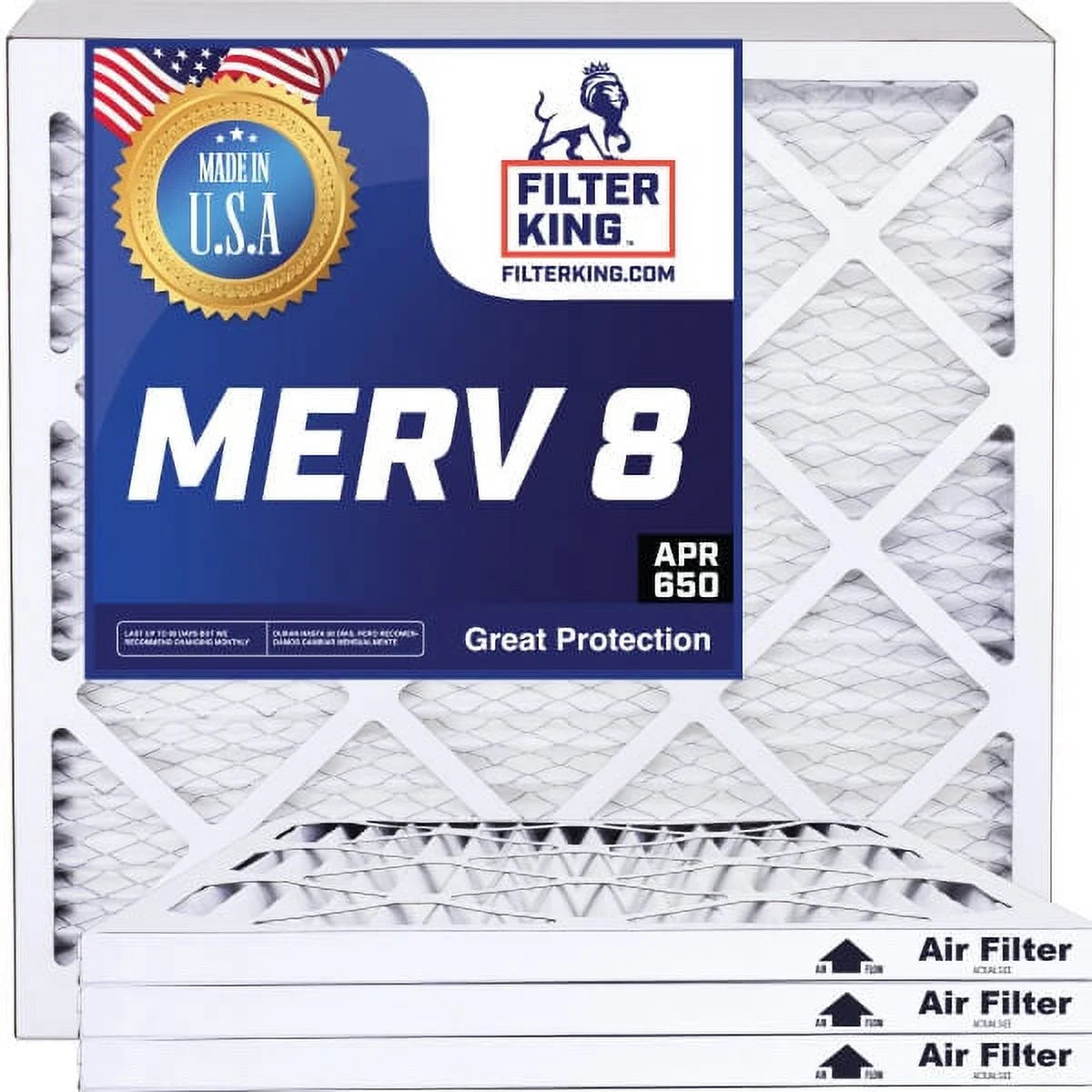 12x66x1 MERV 8 Pleated HVAC Air Filter 4-Pack G413773