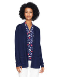 Blue Open Front Cardigan G18365