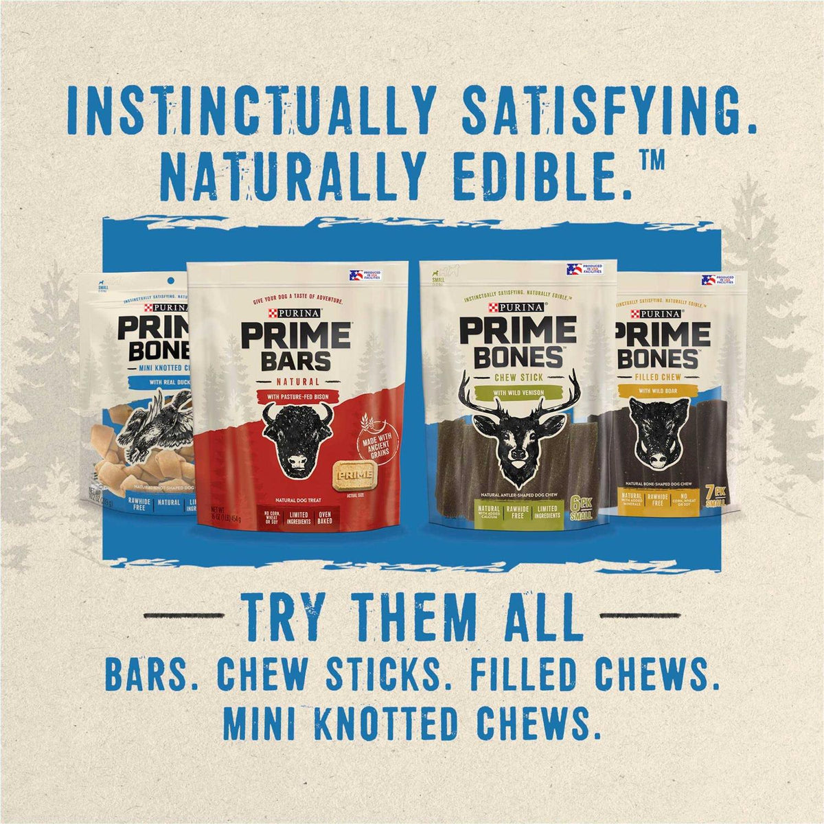 Mini Knotted Chews Rawhide Free Natural Dog Treats C979705