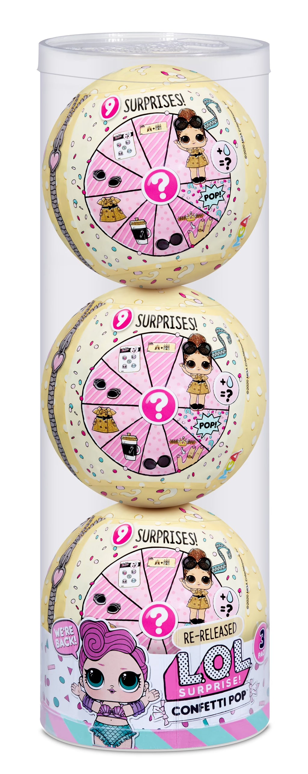 LOL Surprise 3-Pack Confetti Waves Z1774