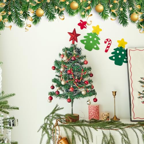 2FT Tabletop Artificial Christmas Tree with Lights G79348