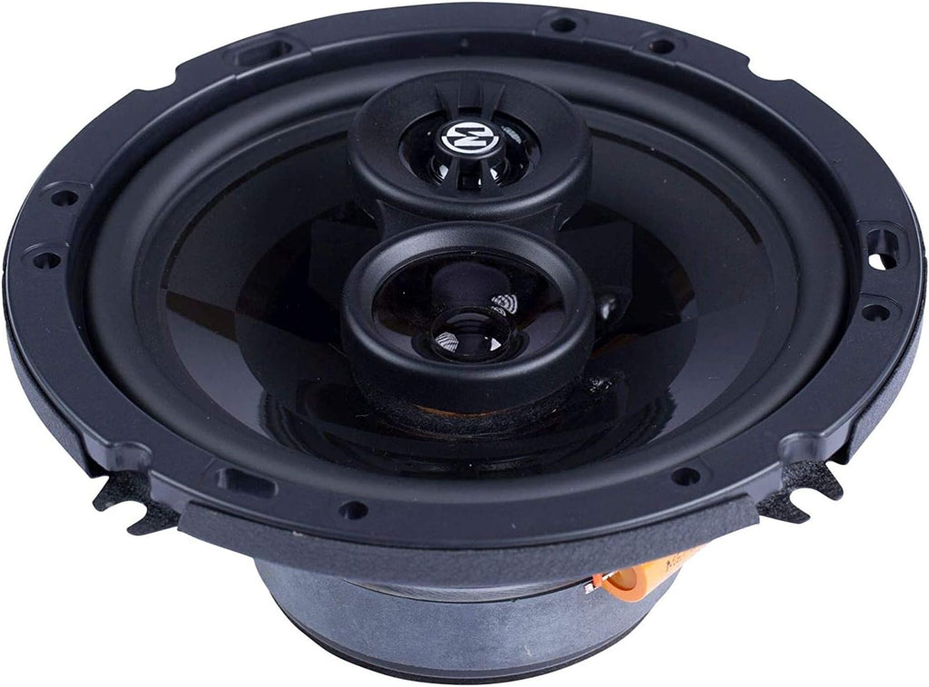6.5 Inch 3 Way 50 Watt RMS 100 Watt Peak Car Audio Coaxial Speaker System Pack of 2 G9367