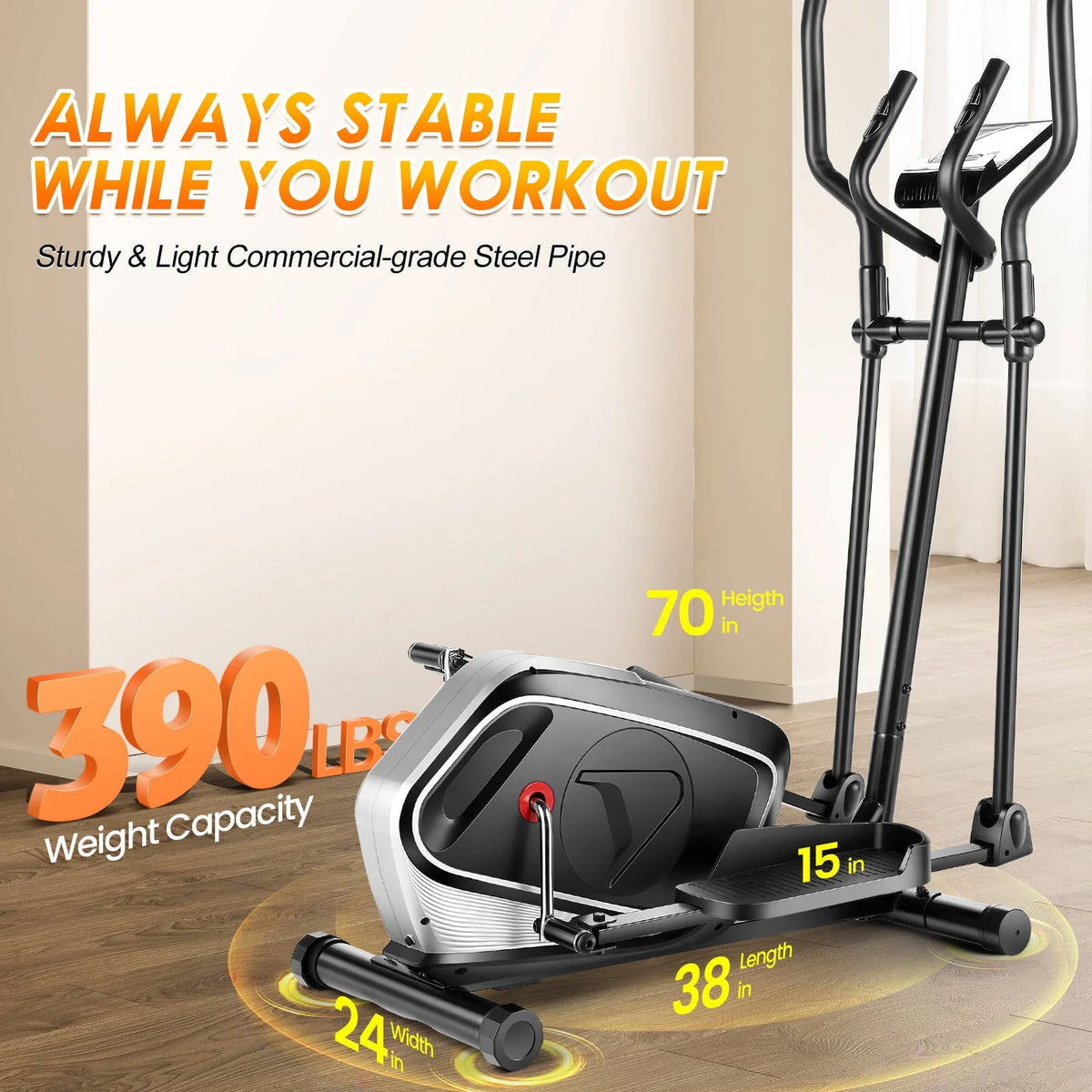 Elliptical Machine with 16 Levels Magnetic Resistance V28353