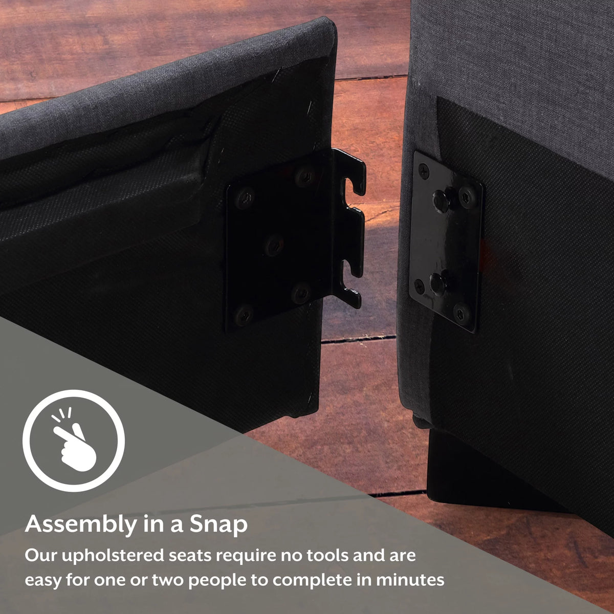 Mid Modern Sofa Smoke Grey C6898