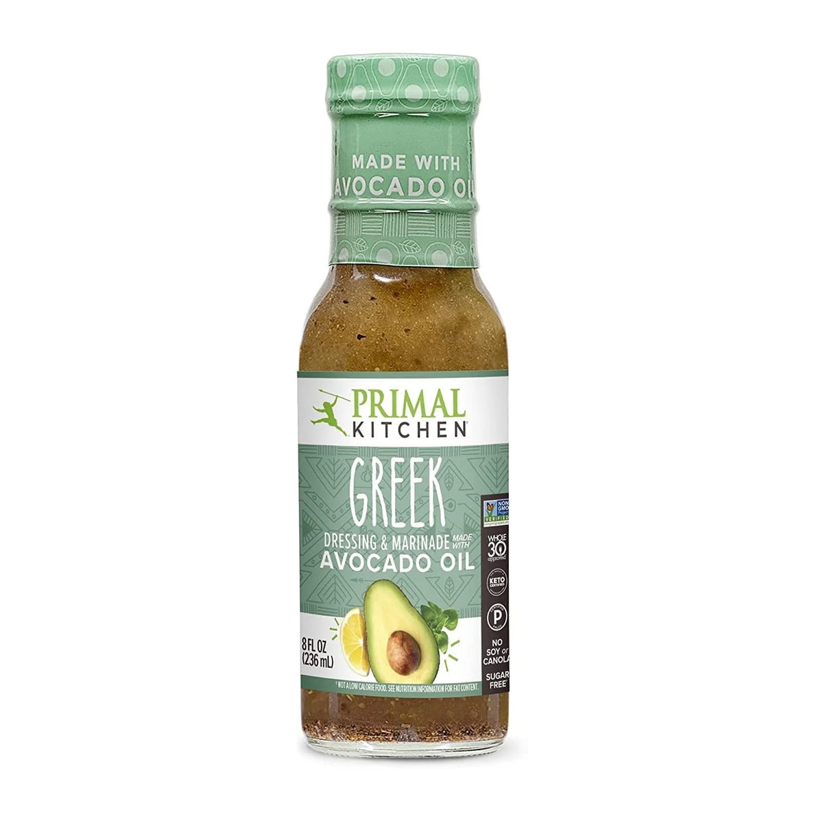 Greek Vinaigrette & Marinade with Avocado Oil 8 fl oz Pack of 2 H79184