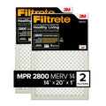 20x25x1 Pleated Air Filter, 2 Filters M57109