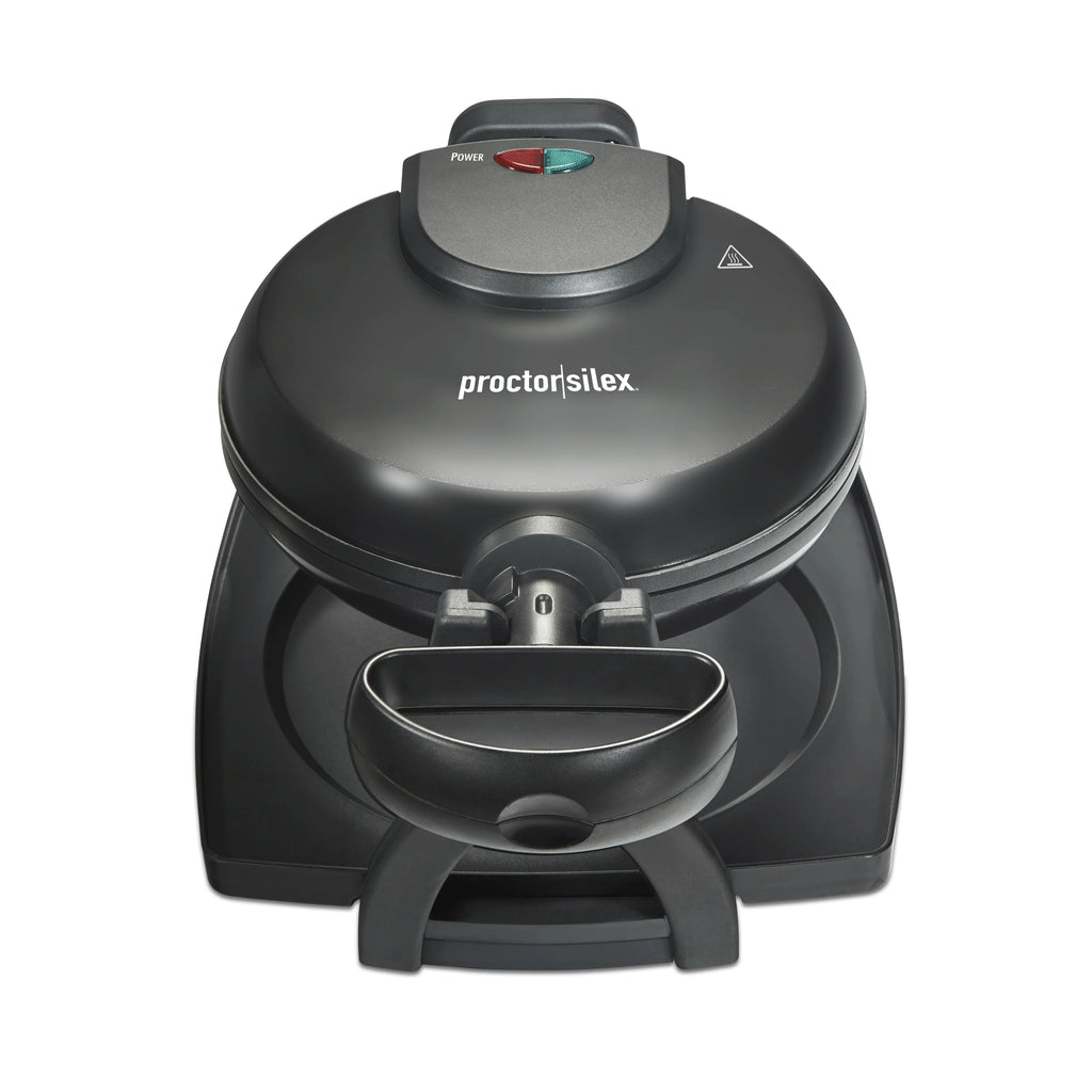 Flip Belgian Waffle Maker with Non-Stick Plates H37771