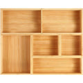 Set of 9 Bamboo Wood Drawer Organizer G50478