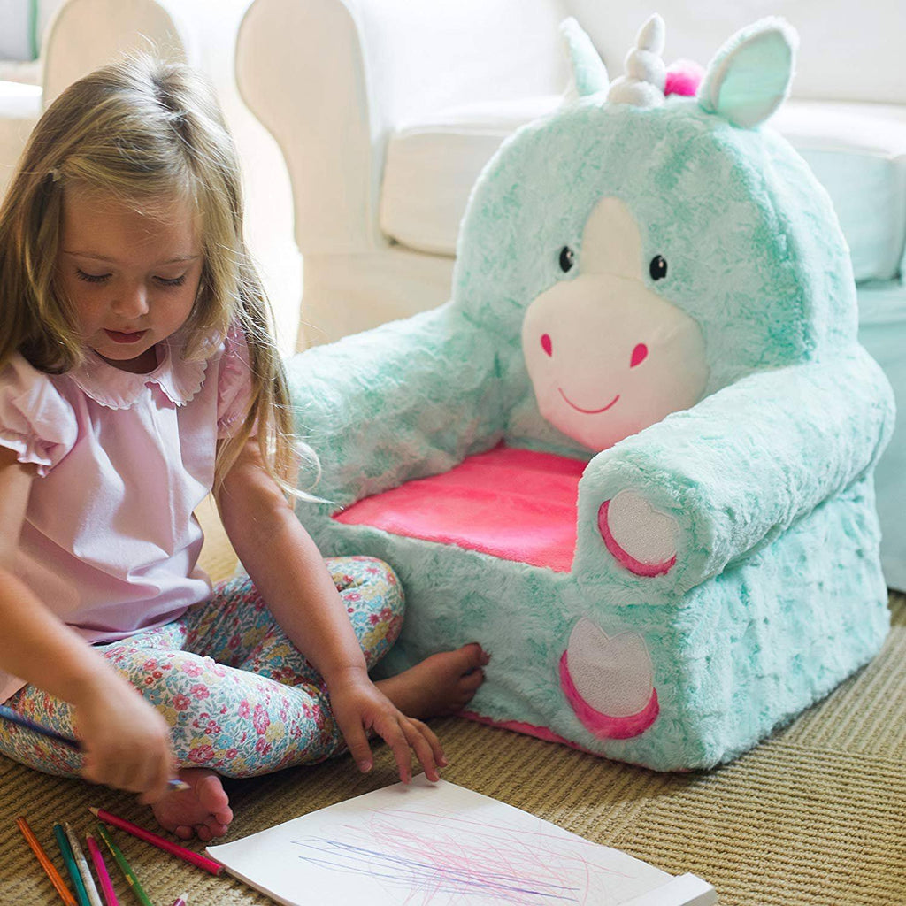 Teal Unicorn Children's Chair R411437