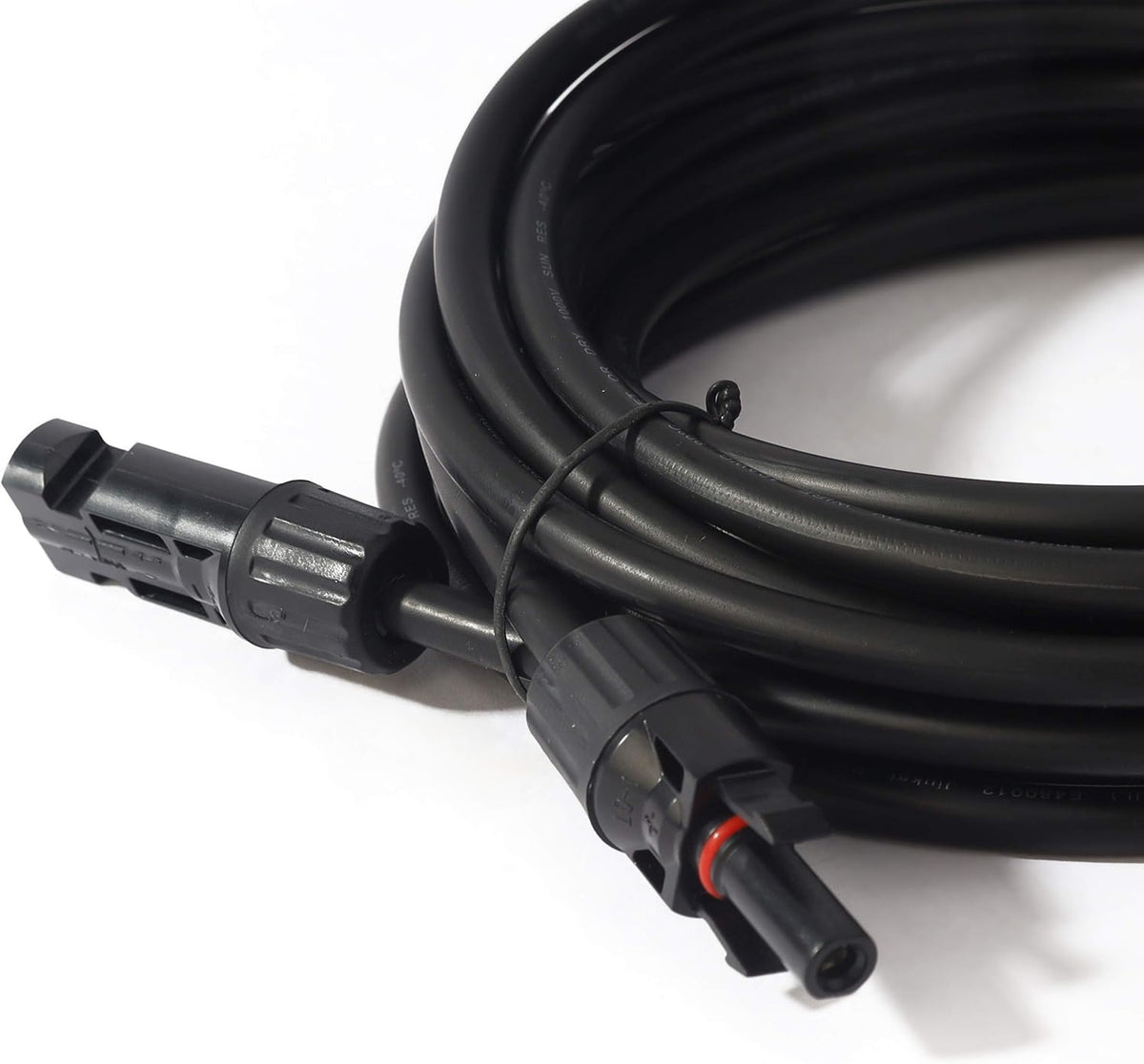10AWG 20ft Solar Extension Cable with Female and Male Connectors, Pack of 2 E104